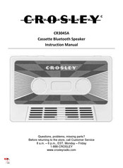 Crosley CR3045A Manuel D'utilisation