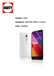 Asus ZE551ML Guide De L'utilisateur