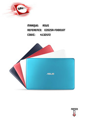 Asus EeeBook E202SA-FD0016T Manuel Électronique