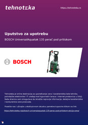 Bosch UniversalAquatak 125 Notice Originale