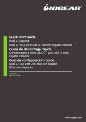 IOGear GUH3C34 Guide De Démarrage Rapide