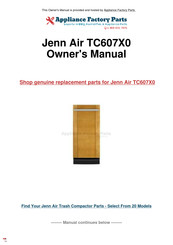 Jenn-Air TC607X0 Guide D'utilisation Et D'entretien