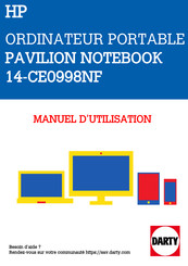 HP PAVILION 14-CE0998NF Manuel De L'utilisateur