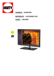 Samsung UE19D4000 E-Manual