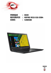 Acer A515-51G-35B4 Manuel D'utilisation