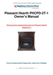 Pleasant Hearth TOBACCO PHCPD-2T-1 Mode D'emploi