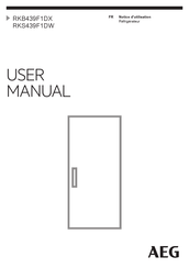 AEG RKB439F1DX Notice D'utilisation