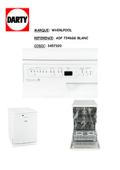 Whirlpool ADP 7346GG Guide De Consultation Rapide