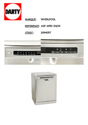 Whirlpool ADP 6950 INOX Guide De Consultation Rapide