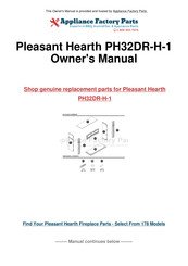 Pleasant Hearth PH32DR-H Manuel D'utilisation