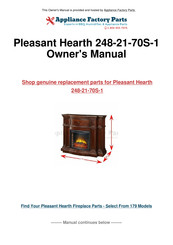 Pleasant Hearth MAHOGANY 248-21-70S-1 Mode D'emploi