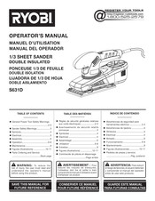 Ryobi S631D Manuel D'utilisation