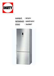 Bosch KGN57AI22 Mode D'emploi