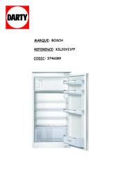 Bosch KIL20V21FF Mode D'emploi