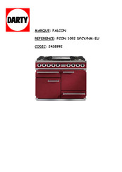 Falcon 1092 DFCY/NM-EU Guide De L'utilisateur Et Instructions D'installation