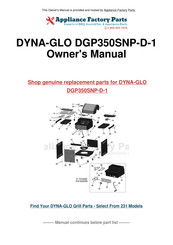 Dyna-Glo DGP350SNP-D-1 Guide D'instructions