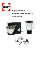 Kenwood Chef KM440 Manuel D'utilisation