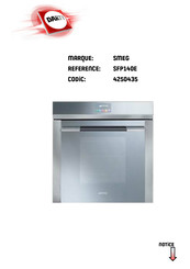 Smeg SFP140E Manuel D'utilisation