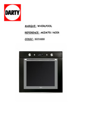 Whirlpool AKZM 751 Serie Mode D'emploi