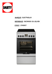 Electrolux EKC54300 OS Notice D'utilisation