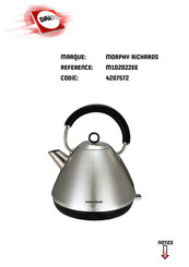 Morphy Richards M102022EE Manuel D'instructions