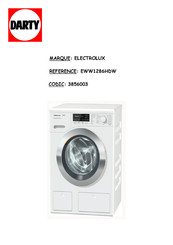 Electrolux EWW 1286 HDW Notice D'utilisation