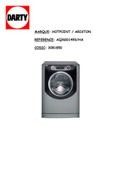 Hotpoint Ariston AQUALTIS AQXGD149S/HA Mode D'emploi