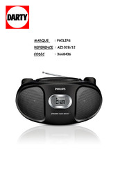 Philips AZ102B/12 Mode D'emploi