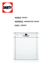 Bosch SMI68N12EU Notice D'utilisation