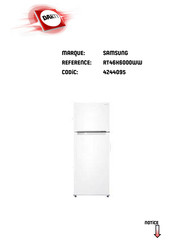 Samsung RT46K6000WW Guide D'utilisation