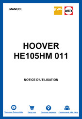 Hoover HE105HM Manuel D'utilisation