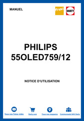 Philips 65OLED759 Mode D'emploi