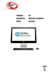 HP Pavilion 23-Q205NF Manuel De L'utilisateur