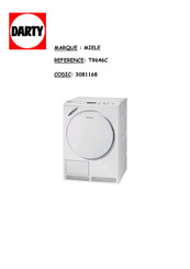 Miele SOFTTRONIC T 9646 C Mode D'emploi