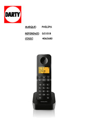 Philips D2101B Documentation D'utilisation Détaillée