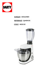 Moulinex masterchef gourmet QA4041B1 Mode D'emploi