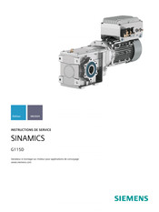 Siemens SINAMICS G115D Instructions De Service