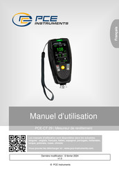 PCE Instruments PCE-CT 29 Manuel D'utilisation