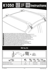 Yakima K1050 Instructions