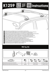 Yakima K1259 Instructions