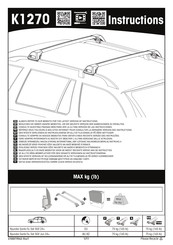 Yakima K1270 Instructions