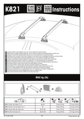 Yakima K821 Instructions