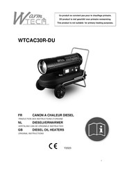 Warm Tech WTCAC30R-DU Traduction Des Instructions D'origine