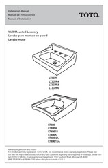 Toto LT308-01 Manuel D'installation