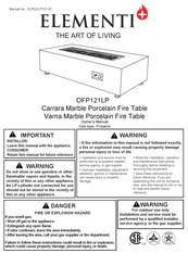 ELEMENTI Plus OFP121LP Manuel D'utilisation