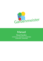 GardenMeister GT409 Notice De Montage