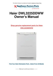 Haier DWL3225DDWW Guide De L'utilisateur