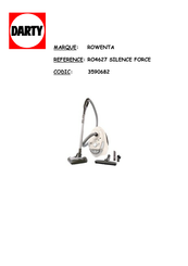 Rowenta SILENCE FORCE Compact RO4627 Mode D'emploi