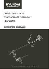 Hyundai power products HDBT451TES Instructions Originales