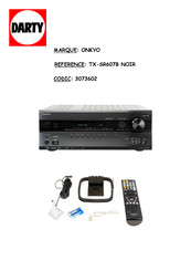 Onkyo TX-SR607 Manuel D'instructions